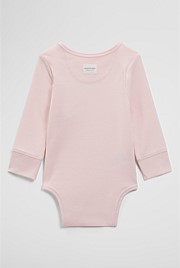 Long Sleeve Envelope Rib Bodysuit