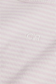 Australian Cotton Blend Short Sleeve Stripe Rib T-Shirt