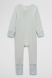 Stripe Rib Jumpsuit