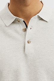 Short Sleeve Australian Good Earth Cotton Pique Knit Polo