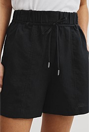 Pull On Linen Short