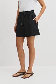 Pull On Linen Short