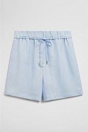 Pull On Linen Short