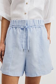 Pull On Linen Short