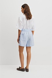 Pull On Linen Short