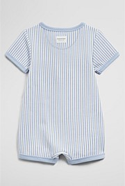 Short Sleeve Waffle Romper
