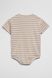 Short Sleeve Rib Oversized Bodysuit