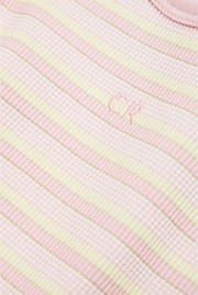 Organically Grown Cotton Blend Sleeveless Rib Bodysuit