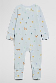 Jersey Print Jumpsuit
