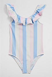 Sleeveless Frill Swimsuit
