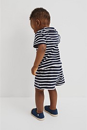 Relaxed Fit Stripe Terry Polo