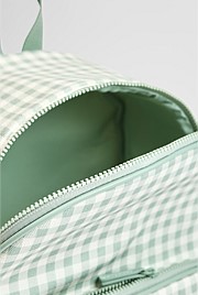 Gingham Backpack