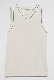 Contrast Stitch Tank