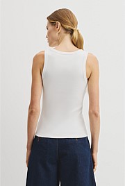 Scoop Neck Rib Tank