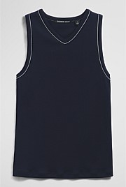 Contrast Stitch Tank
