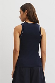 Contrast Stitch Tank