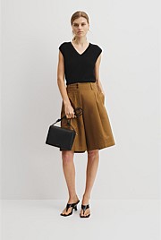 Australian Cotton Blend Compact Boucle Vest