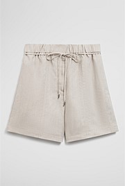 Pull On Linen Short