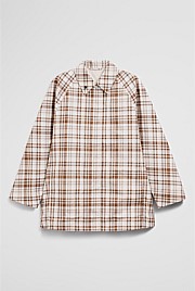 Plaid Swing Coat