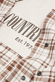Plaid Swing Coat