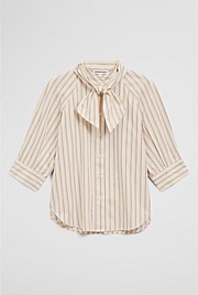 Neck Tie Blouse