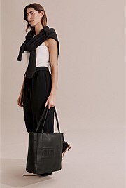 Heritage Leather Shopper