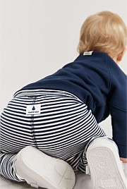 Organically Grown Cotton Stripe Soft Pant