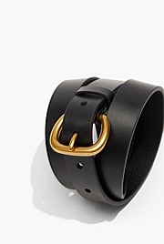 Skinny Solid Buckle Belt