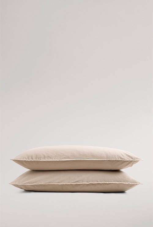 Brae Australian Cotton Standard Pillowcase Pair