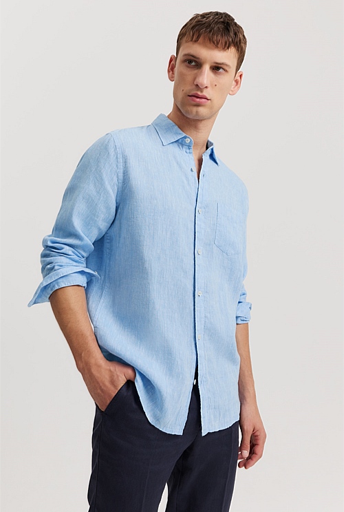 Regular Fit Organically Grown Linen Shirt