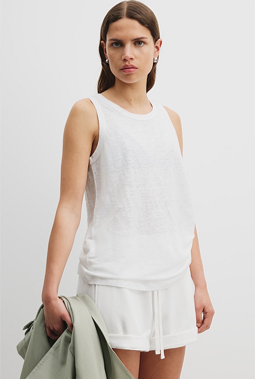 Linen Jersey Tank