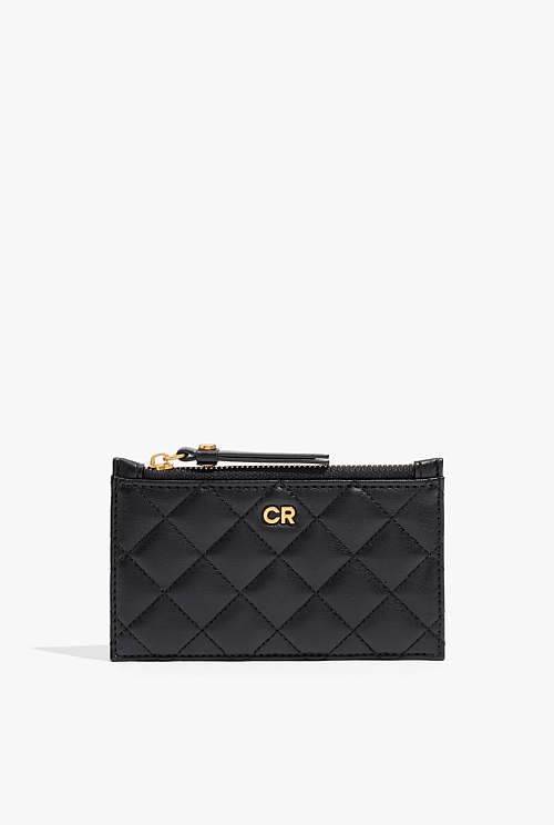 Quilted Credit Card Purse