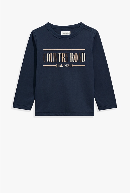 Australian Cotton Long Sleeve Heritage T-Shirt