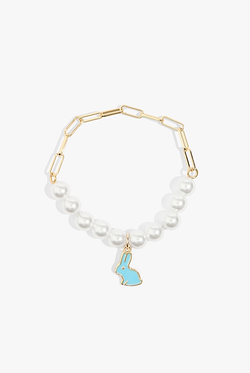 Pearl Bunny Bracelet