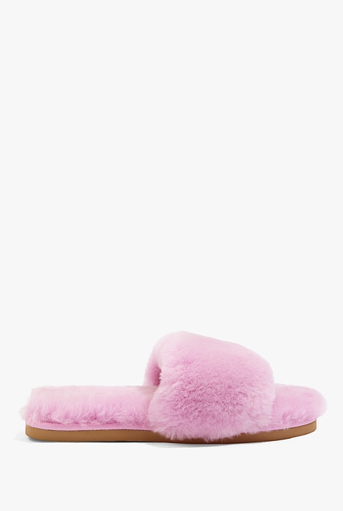 Australian  Made Shearling Slide