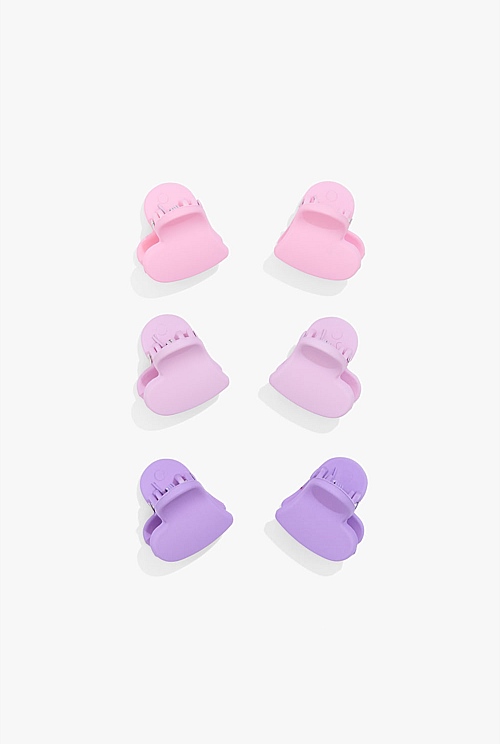 Heart Clips Pack Of 6