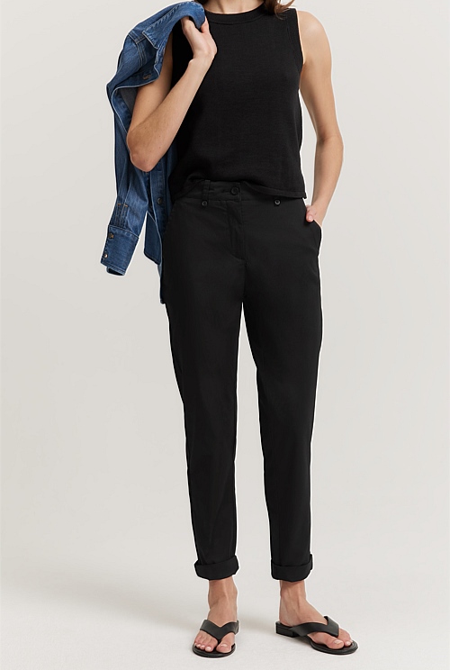 Australian Cotton Twill Walk Pant