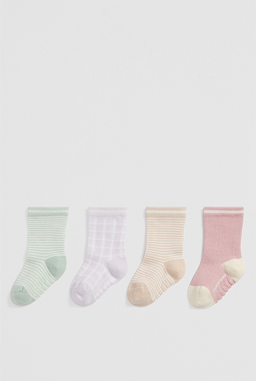 Rib Sock Pack of 4