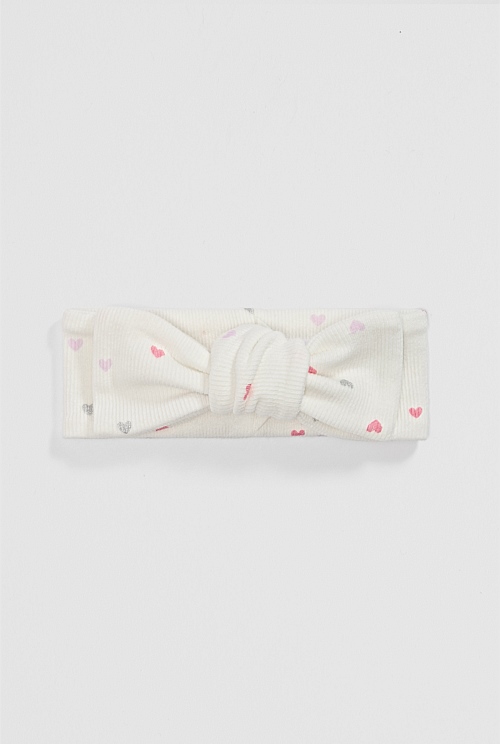 Organically Grown Cotton Rib Headband