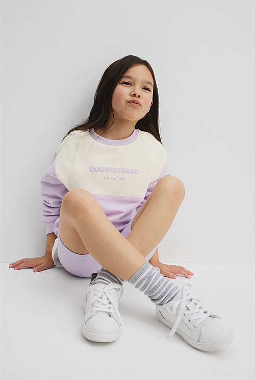 Australian Cotton Splice Logo Sweat