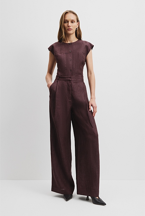 Organically Grown Linen Yarn Dyed Pant