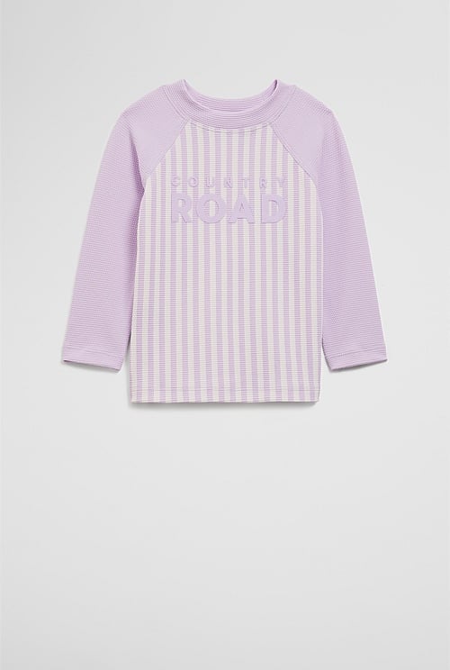 Stripe Logo Rash Vest