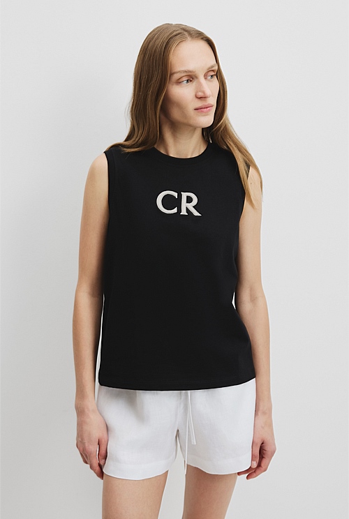 Australian Cotton CR Logo Tank