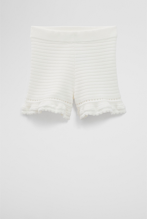 Organically Grown Cotton Knit Short