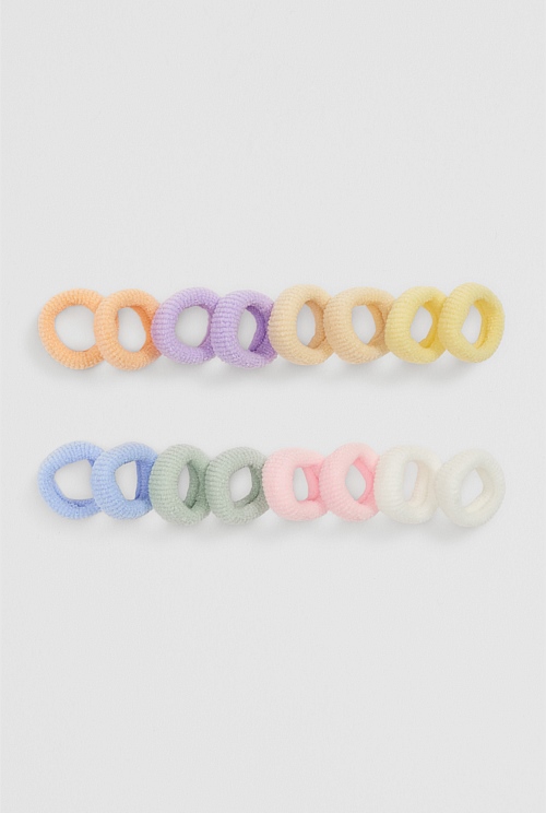 Small Hair Tie Pack of 16