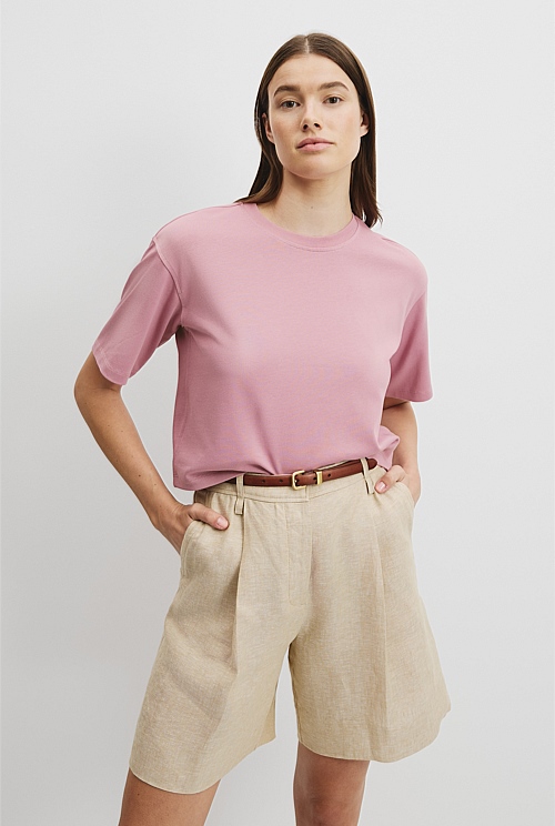 Australian Cotton Cropped T-Shirt