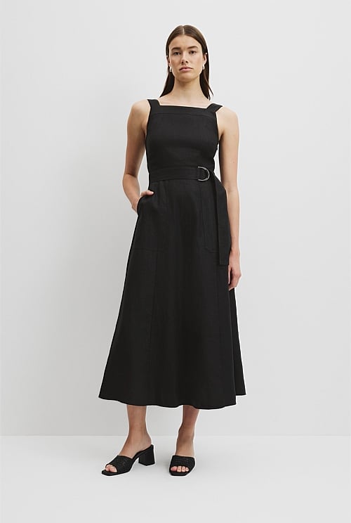 Apron Midi Dress