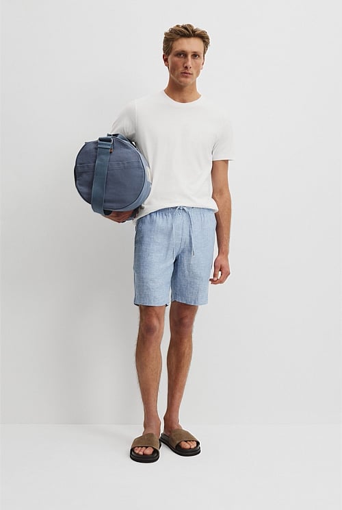 Organically Grown Linen Drawcord Short