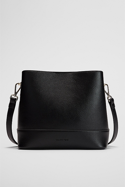 Zip Top Bucket Bag