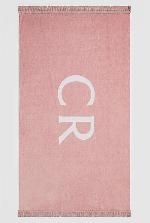 Verified Australian Cotton CR Logo Beach Towel